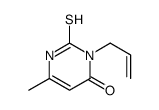 6-methyl-3-prop-2-enyl-2-sulfanylidene-1H-pyrimidin-4-one结构式