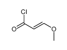 3-methoxyprop-2-enoyl chloride结构式