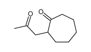 2-(2-Oxopropyl)cycloheptanone结构式