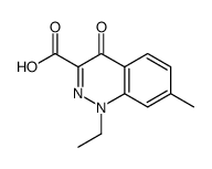 1-ethyl-7-methyl-4-oxocinnoline-3-carboxylic acid结构式