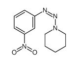 (3-nitrophenyl)-piperidin-1-yldiazene Structure