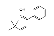 N-(4,4-dimethyl-1-phenylpent-2-enylidene)hydroxylamine Structure