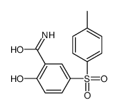 2-hydroxy-5-(4-methylphenyl)sulfonylbenzamide结构式