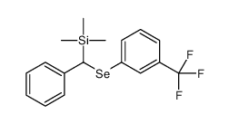 trimethyl-[phenyl-[3-(trifluoromethyl)phenyl]selanylmethyl]silane Structure
