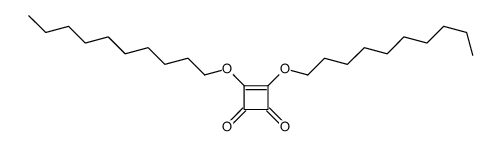 3,4-didecoxycyclobut-3-ene-1,2-dione结构式