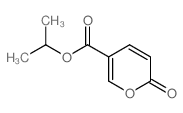 2H-Pyran-5-carboxylicacid, 2-oxo-, 1-methylethyl ester结构式