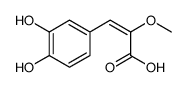 3-(3,4-dihydroxyphenyl)-2-methoxyprop-2-enoic acid结构式