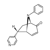 8-phenyl-6-pyridin-4-yl-nortrop-3-en-2-one结构式