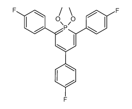 2,4,6-tris-(4-fluoro-phenyl)-1,1-dimethoxy-1λ5-phosphinine Structure