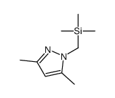 (3,5-dimethylpyrazol-1-yl)methyl-trimethylsilane结构式