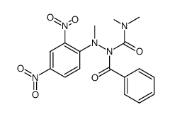 N'-benzoyl-NN-dimethyl-N'(N-methyl-2,4-dinitroanilino)urea结构式