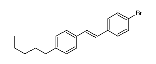 1-bromo-4-[2-(4-pentylphenyl)ethenyl]benzene Structure