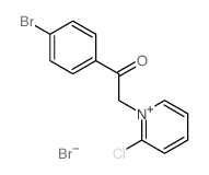 1-(4-bromophenyl)-2-(2-chloro-2H-pyridin-1-yl)ethanone结构式