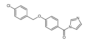 [4-[(4-chlorophenyl)methoxy]phenyl]-imidazol-1-ylmethanone Structure