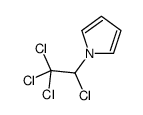 1-(1,2,2,2-tetrachloroethyl)pyrrole Structure