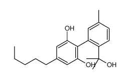 2-[2-(2-hydroxypropan-2-yl)-5-methylphenyl]-5-pentylbenzene-1,3-diol结构式