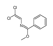 methyl N-(2,2-dichloroethenyl)benzenecarboximidate Structure