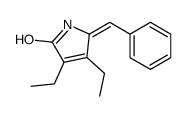 5-benzylidene-3,4-diethylpyrrol-2-one结构式
