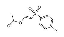 p-Toluolsulfonyl-acetaldehyd-enolacetat结构式