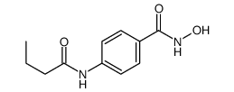 4-(butanoylamino)-N-hydroxybenzamide Structure