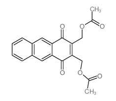 1,4-Anthracenedione,2,3-bis[(acetyloxy)methyl]-结构式