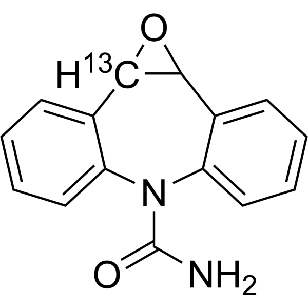 Carbamazepine 10,11-epoxide-13C结构式