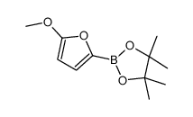 2-(5-methoxyfuran-2-yl)-4,4,5,5-tetramethyl-1,3,2-dioxaborolane Structure