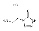 1-(2-aminoethyl)-1,4-dihydro-5H-tetrazole-5-thione, hydrochloride Structure