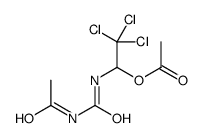1-[1-(Acetyloxy)-2,2,2-trichloroethyl]-3-acetylurea structure
