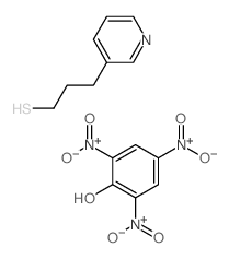 3-pyridin-3-ylpropane-1-thiol; 2,4,6-trinitrophenol结构式
