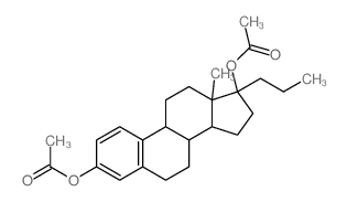 (3-acetyloxy-13-methyl-17-propyl-7,8,9,11,12,14,15,16-octahydro-6H-cyclopenta[a]phenanthren-17-yl) acetate Structure