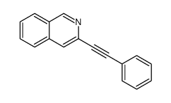 3-(2-phenylethynyl)isoquinoline Structure