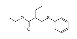 ethyl 2-phenylthiomethyl-butanoate Structure