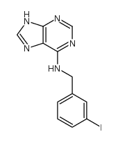 9H-Purin-6-amine, N-[(3-iodophenyl)methyl]- structure