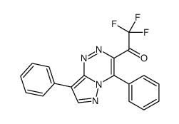 1-(2,7-diphenyl-1,4,5,9-tetrazabicyclo[4.3.0]nona-2,4,6,8-tetraen-3-yl )-2,2,2-trifluoro-ethanone picture