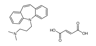 3-benzo[b][1]benzazepin-11-yl-N,N-dimethylpropan-1-amine,(E)-but-2-enedioic acid结构式