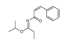 propan-2-yl N-(3-phenylprop-2-enoyl)propanimidate结构式