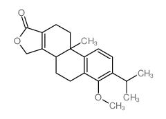 6-methoxy-9b-methyl-7-propan-2-yl-3,3b,4,5,10,11-hexahydronaphtho[2,1-e][2]benzofuran-1-one结构式