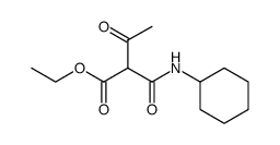 Ethyl Acetyl-N-cyclohexylmalonamate Structure