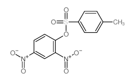 Phenol,2,4-dinitro-, 1-(4-methylbenzenesulfonate) structure