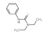 Thiourea, N,N-diethyl-N-phenyl- (9CI) structure