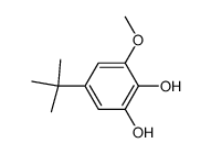2-methoxy-4-tert-butylcatechol结构式