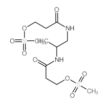 Propanamide, N,N- (1-methyl-1, 2-ethanediyl)bis[3-[(methylsulfonyl)oxy]- picture