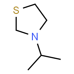 Thiazolidine, 3-(1-methylethyl)- (9CI) Structure