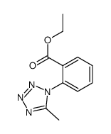 ethyl 2-(5-methyltetrazol-1-yl)benzoate Structure