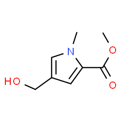 1H-Pyrrole-2-carboxylicacid,4-(hydroxymethyl)-1-methyl-,methylester(9CI)结构式