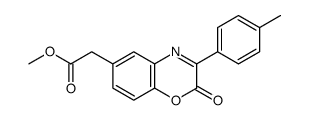 methyl 2-[3-(4-methylphenyl)-2-oxo-1,4-benzoxazin-6-yl]acetate Structure