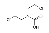 bis(2-chloroethyl)carbamic acid结构式