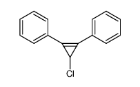 1,2-diphenyl-3-chlorocyclopropene Structure
