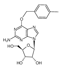 O6-(p-methylbenzyl)guanosine Structure